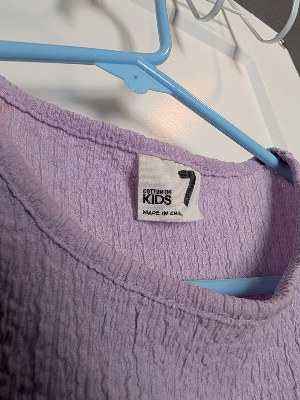 Kids Lavender Ruffle Dress - Picture 2 of 3